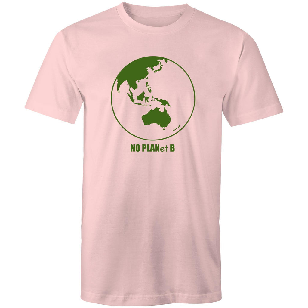 No Planet B, Earth - Mens T-Shirt Pink Mens T-shirt Environment Printed In Australia