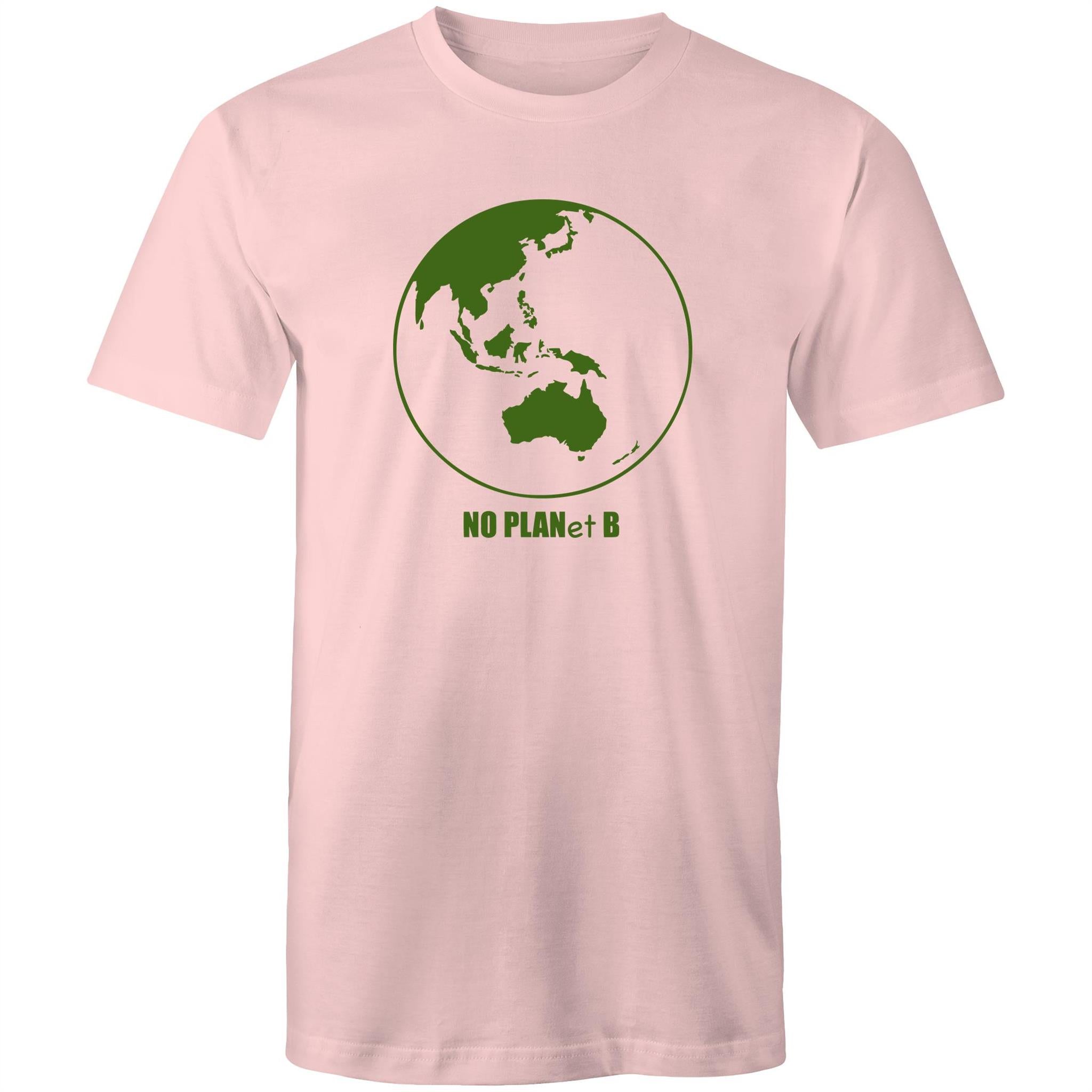 No Planet B, Earth - Mens T-Shirt Pink Mens T-shirt Environment Printed In Australia