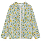Delicate Frangipani Women's Full-Zip Hoodie
