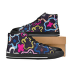 Floral In The Abstract - Women's High Top Canvas Shoes Womens Classic High Top Shoes Printed Offshore