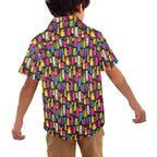 Colourful Cats - Junior Kids Hawaiian Shirt
