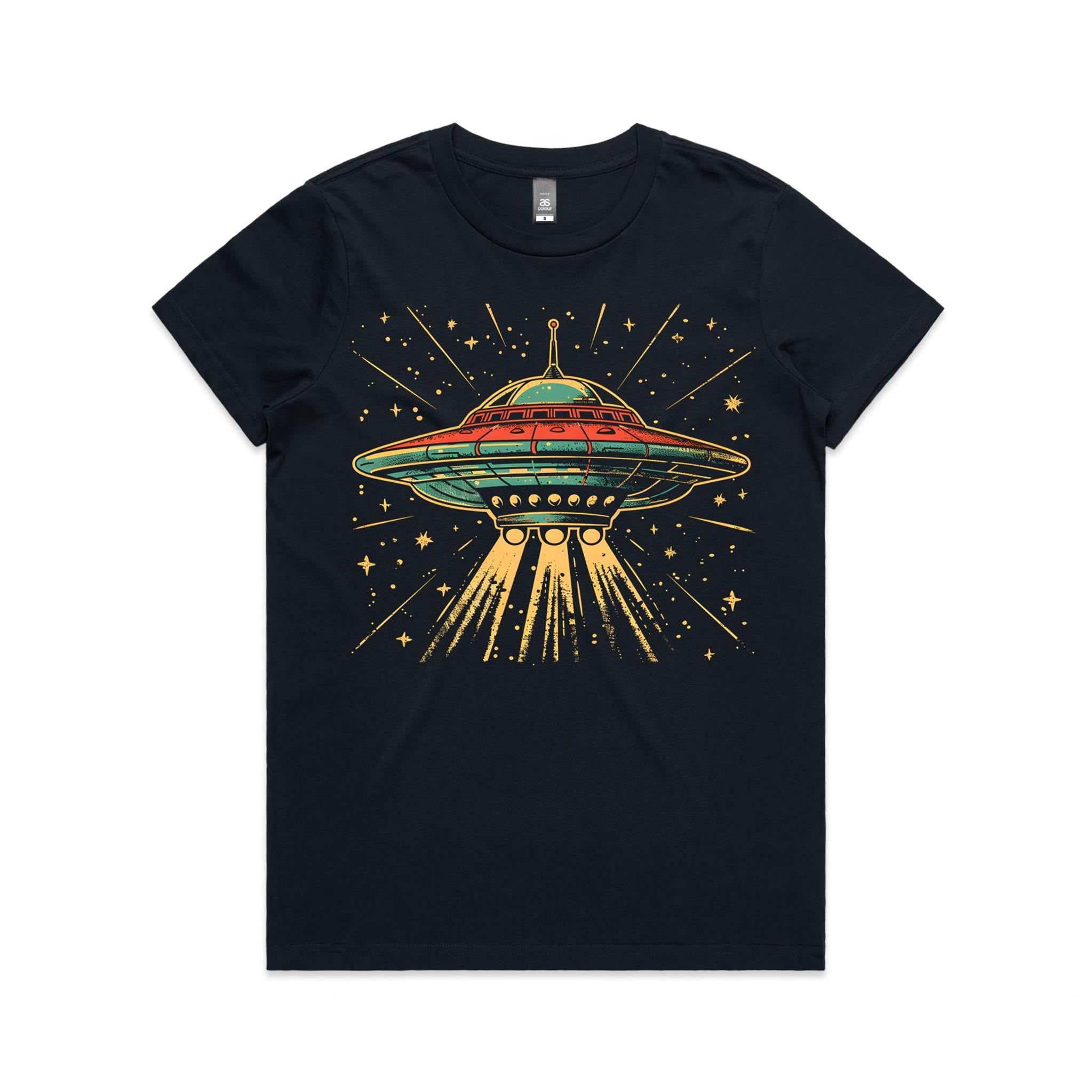 Retro UFO Women's AS Colour T-shirt