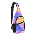 Pink Swirl - Chest Bag