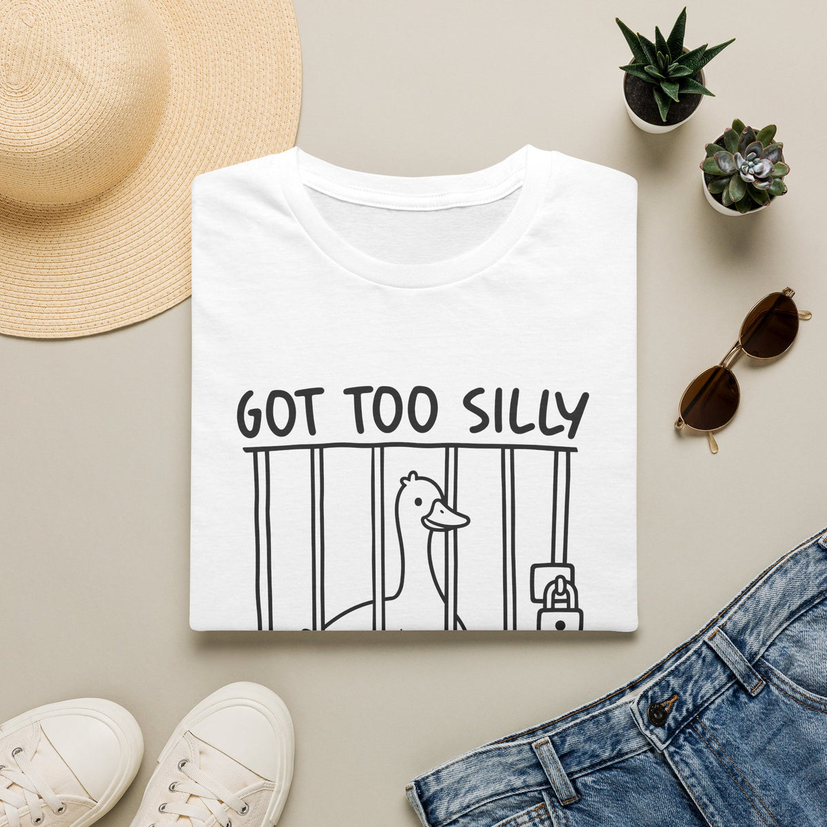 Got Too Silly Goose Unisex T-Shirt Unisex Adult T-shirt animal Globally Fulfilled