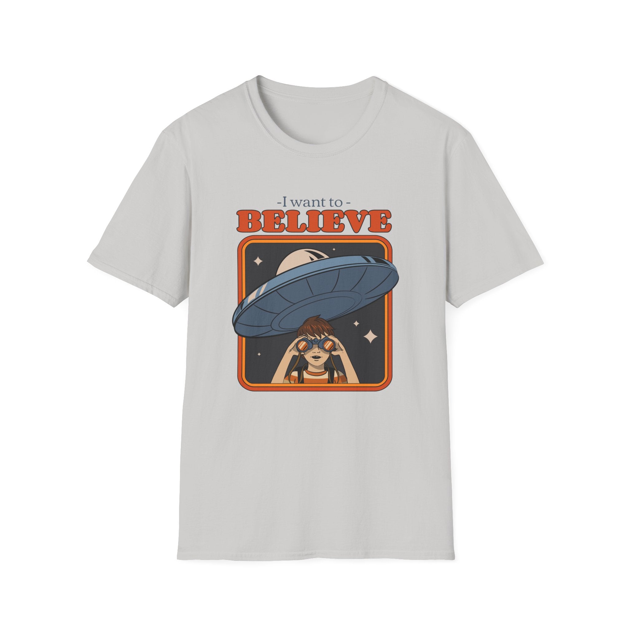I Want To Believe, UFO - Unisex Softstyle T-Shirt