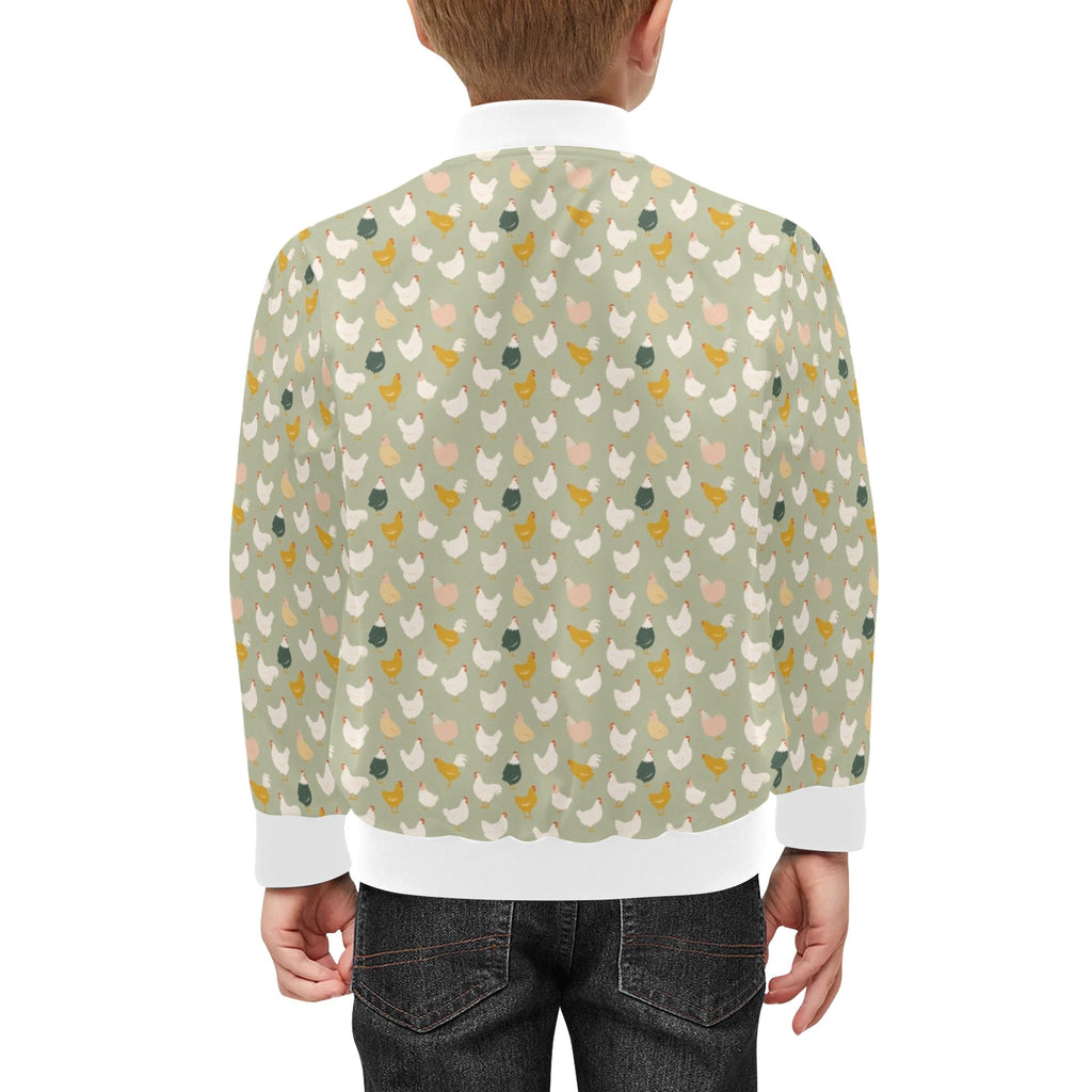 Chicken Life Kids Bomber Jacket