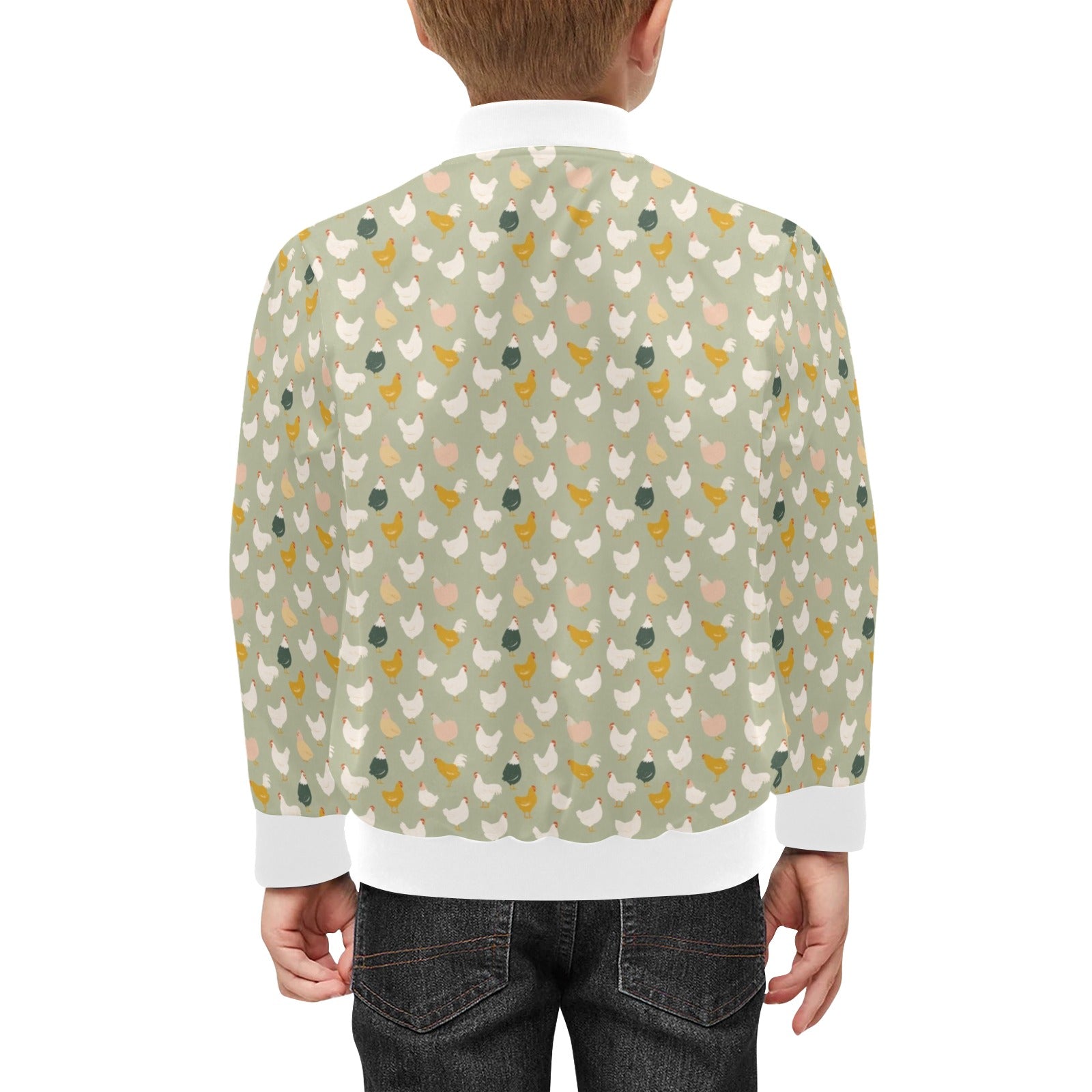 Chicken Life Kids Bomber Jacket