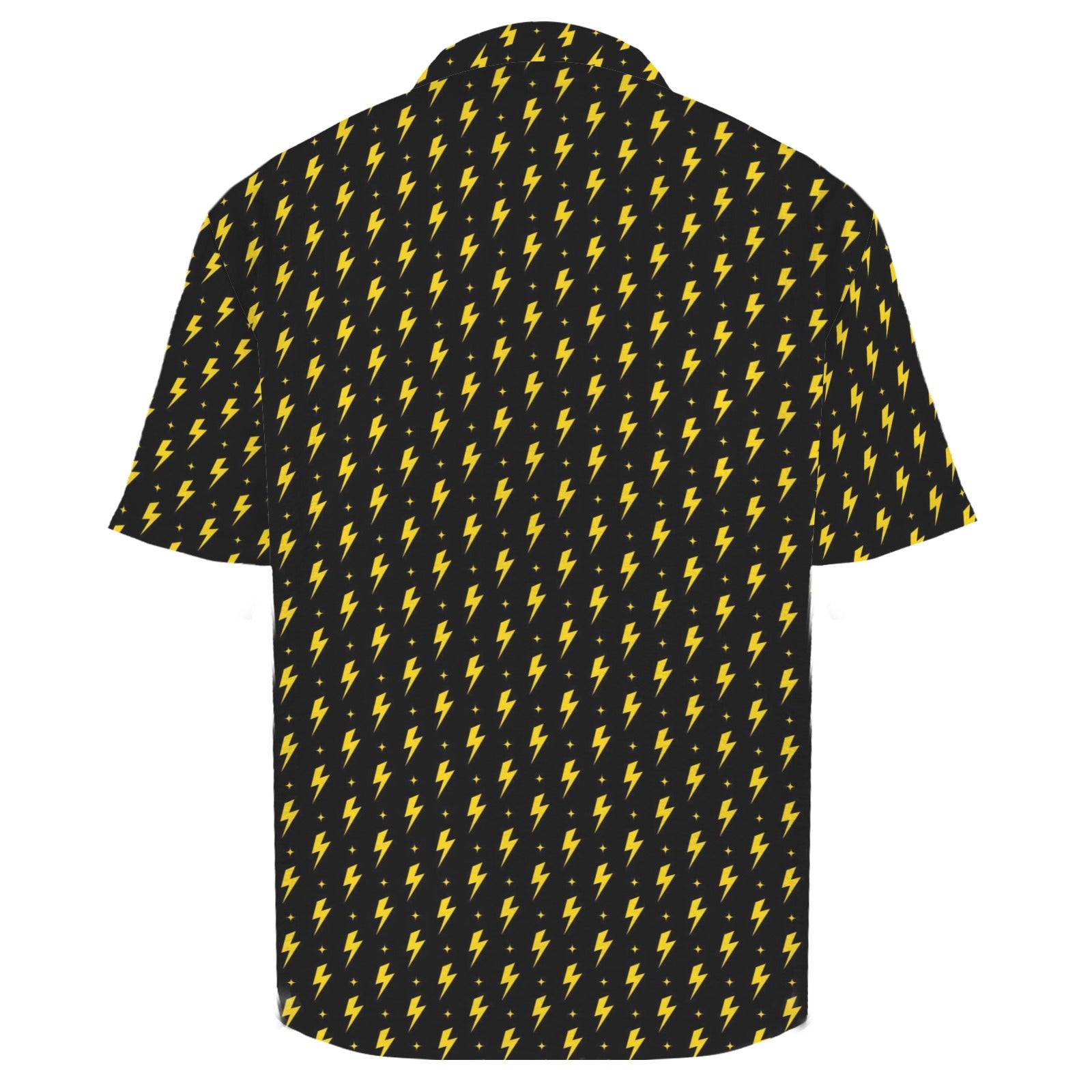 Yellow Lightning Men's Crinkle Hawaiian Shirt