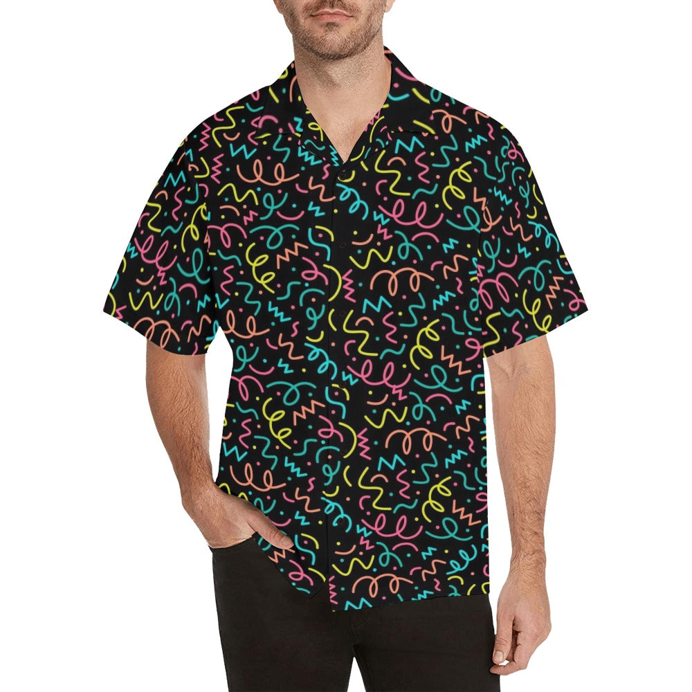 Squiggle Time - Mens Hawaiian Shirt