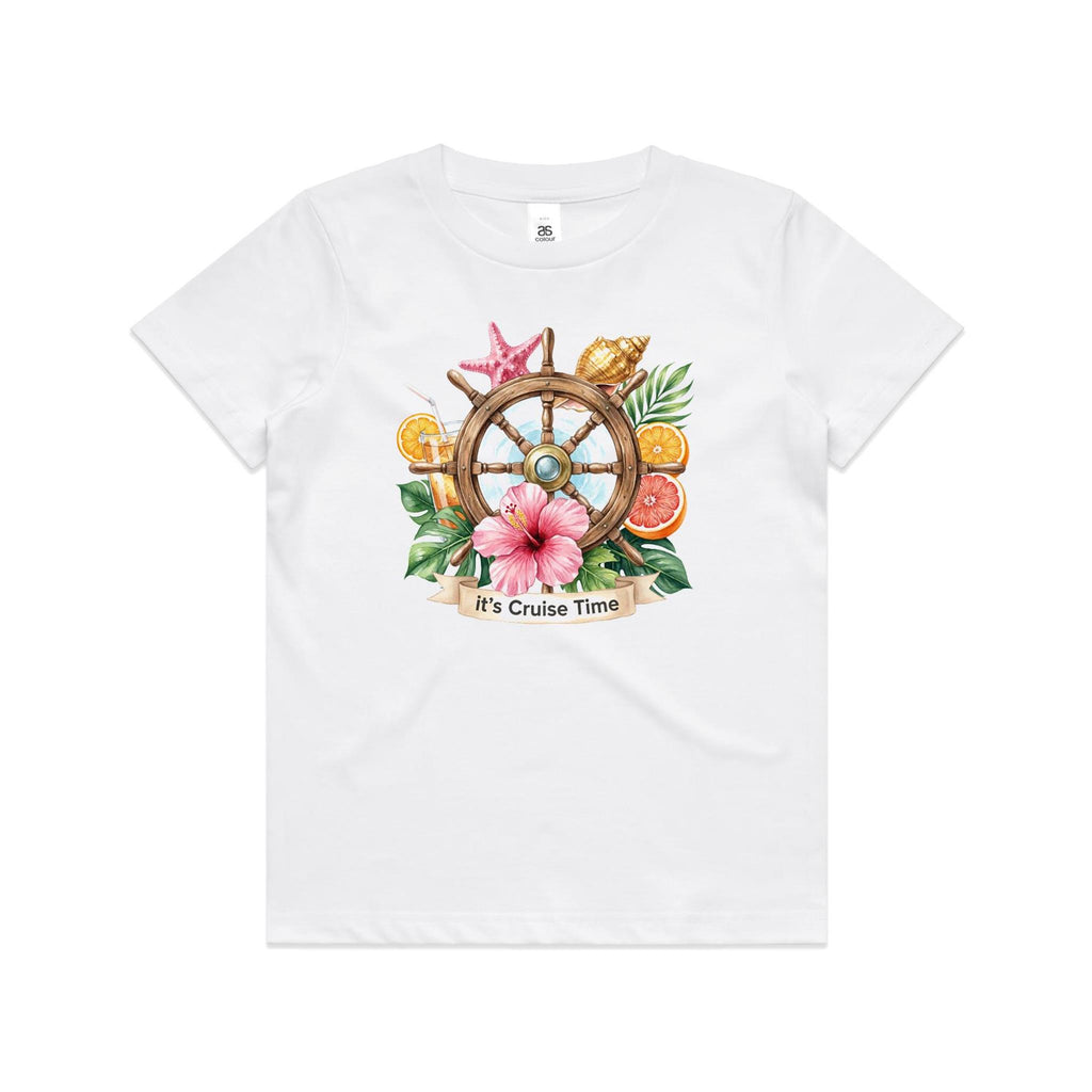 It's Cruise Time Kids Cruise T-shirt White Kids Cruise T-shirt Cruise Printed In Australia