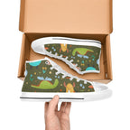 Monsters - Kids High Top Canvas Shoes