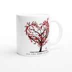All You Need Is Love - White 11oz Ceramic Mug White 11oz Mug environment Globally Fulfilled love