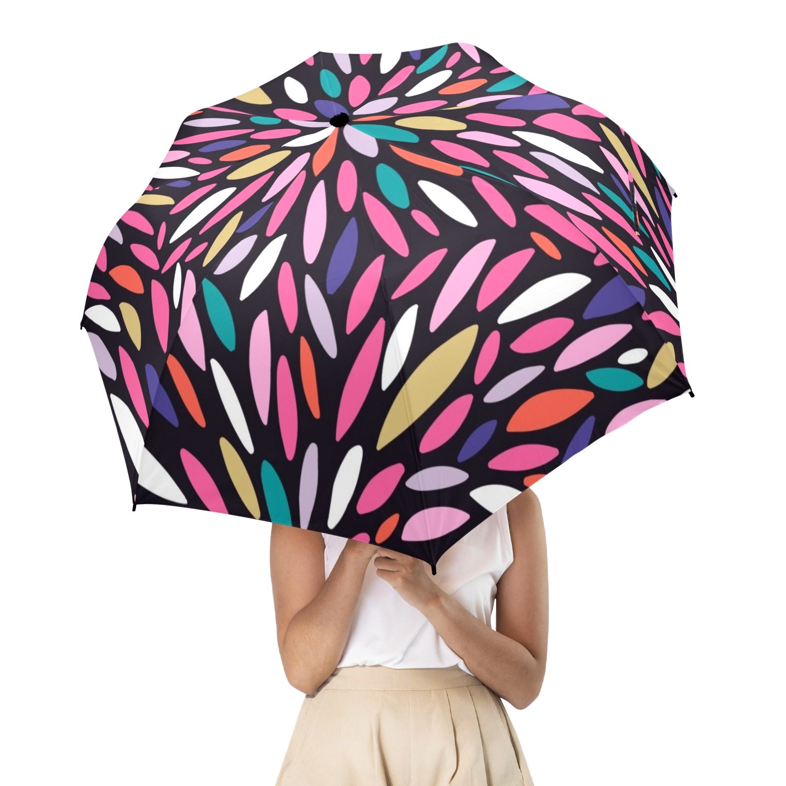 Colour Burst - Semi-Automatic Foldable Umbrella (Model U12) Semi-Automatic Foldable Umbrella (U12)