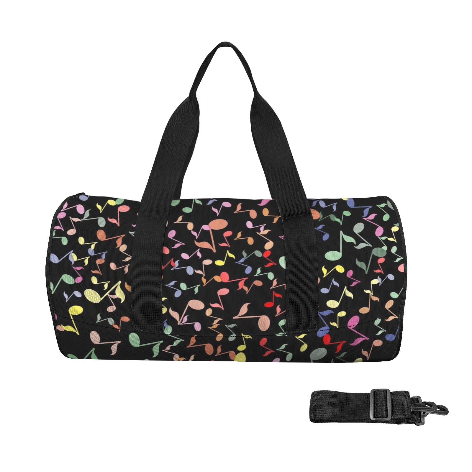 Quavers, Music Notes Duffle Bag one size Duffle Bag Printed Offshore