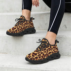 Leopard Print Women's Twisted Sole Sneakers