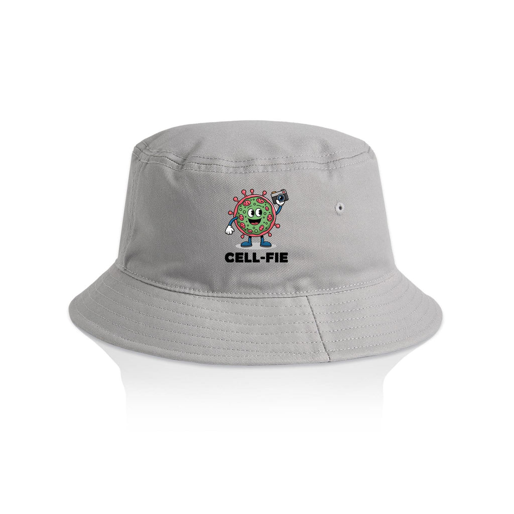 Cell-fie Cell Selfie AS Colour Bucket Hat Storm One Size As Colour Bucket Hat Printed In Australia Science