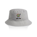 Cell-fie Cell Selfie AS Colour Bucket Hat Storm One Size As Colour Bucket Hat Printed In Australia Science