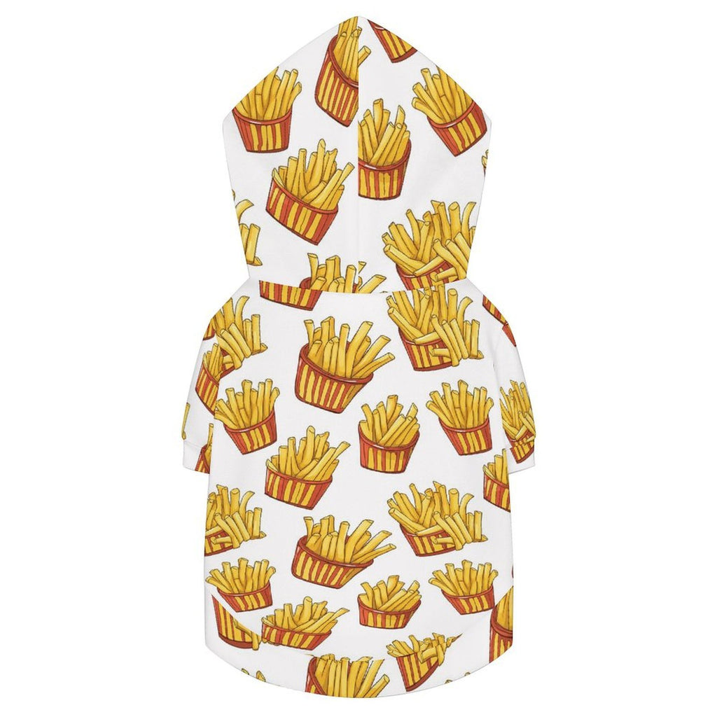 French Fries Pet Hoodie (Small Size)