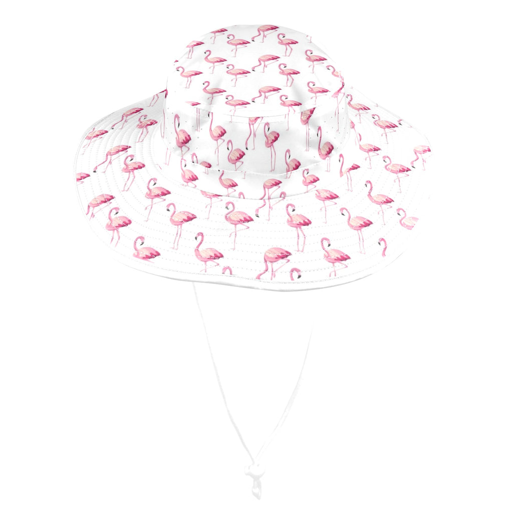 Flamingos Wide Brim Bucket Hat Wide Brim Bucket Hat animal Printed Offshore