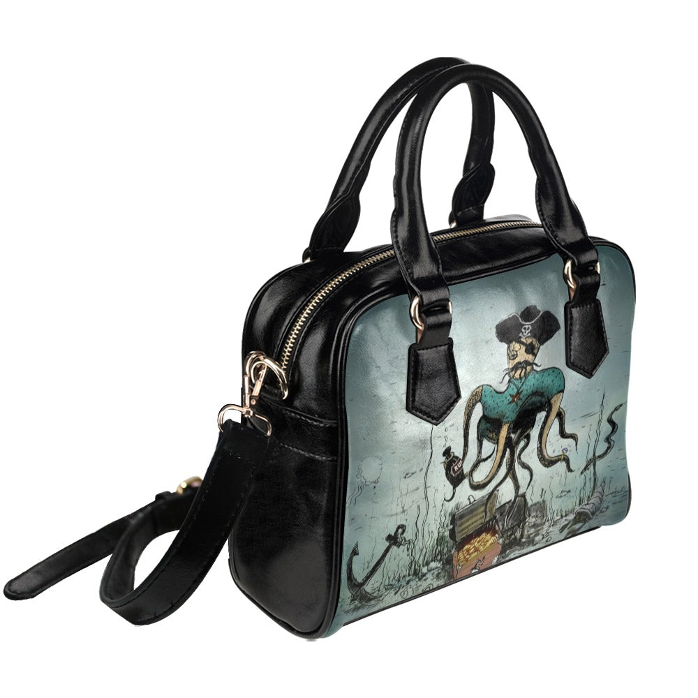 Octopus Pirate - Shoulder Handbag (Model 1634) Shoulder Handbags (1634)