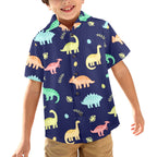Dinosaurs - Junior Kids Hawaiian Shirt