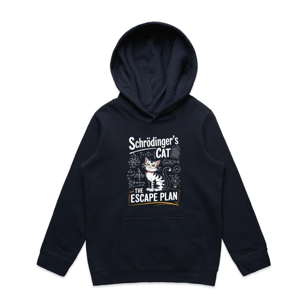 Schrodinger's Cat The Escape Plan Kids AS Colour Hoodie