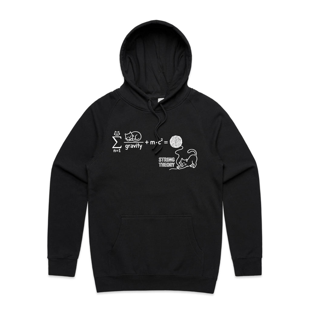Cat String Theory Physics Men's AS Colour Hoodie