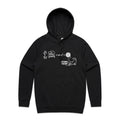 Cat String Theory Physics Men's AS Colour Hoodie