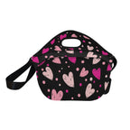 Pink Hearts - Neoprene Lunch Bag/Large (Model 1669) Neoprene Lunch Bag Love Printed Offshore
