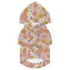 Faded Floral Pet Hoodie (Large Size)