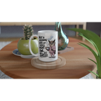 Not A Morning Bird, Not A Night Owl, Just Tired - White 15oz Ceramic Mug 15oz Mug animal Globally Fulfilled Work