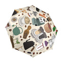 All The Coffee Umbrella One Size Umbrella Coffee Printed Offshore