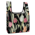 Tulips Collapsible Shopping Bag white One size Foldable Shopping Bag Printed Offshore