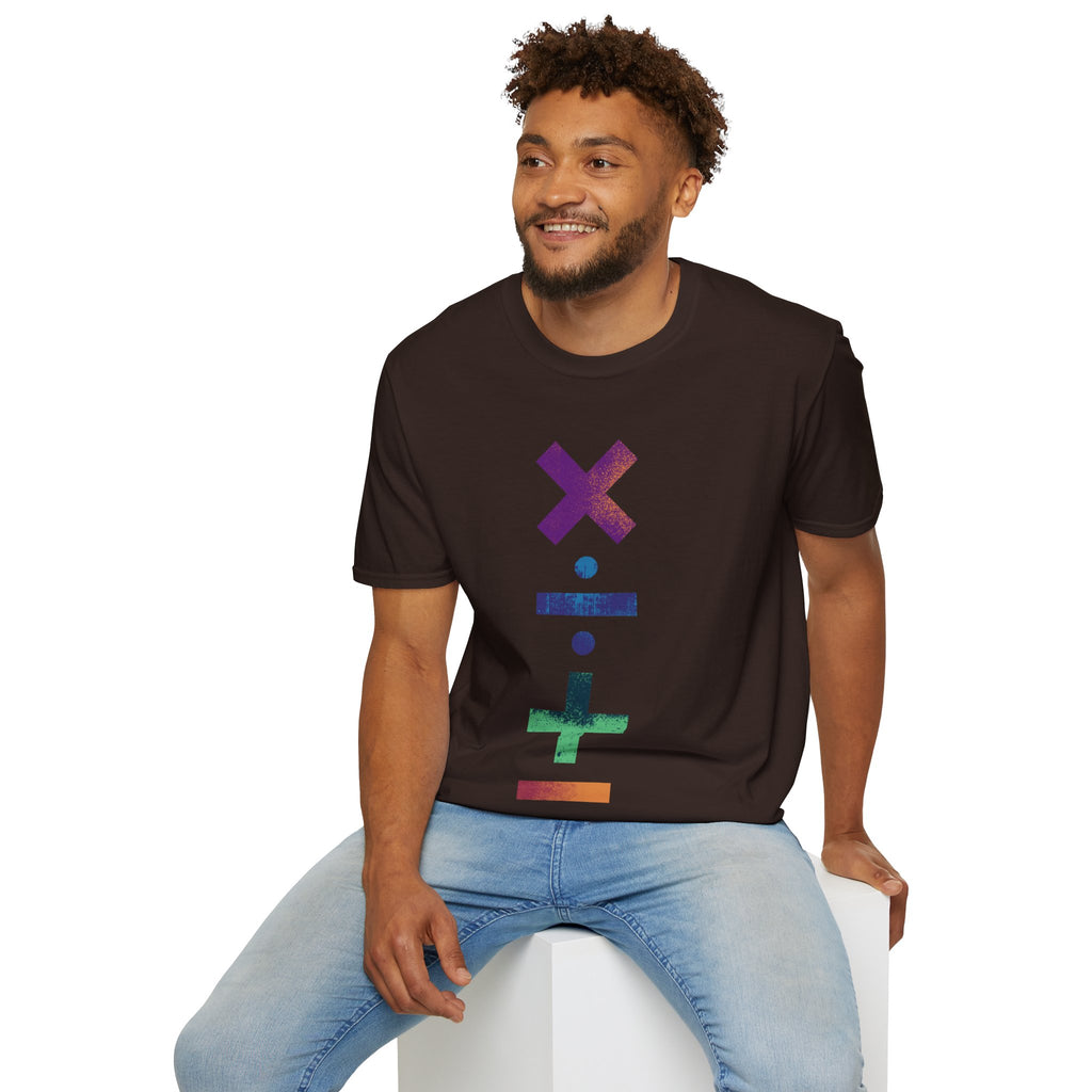 Maths Symbols - Unisex Softstyle T-Shirt
