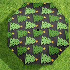 Christmas Trees - Semi-Automatic Foldable Umbrella (Model U12) Semi-Automatic Foldable Umbrella (U12)