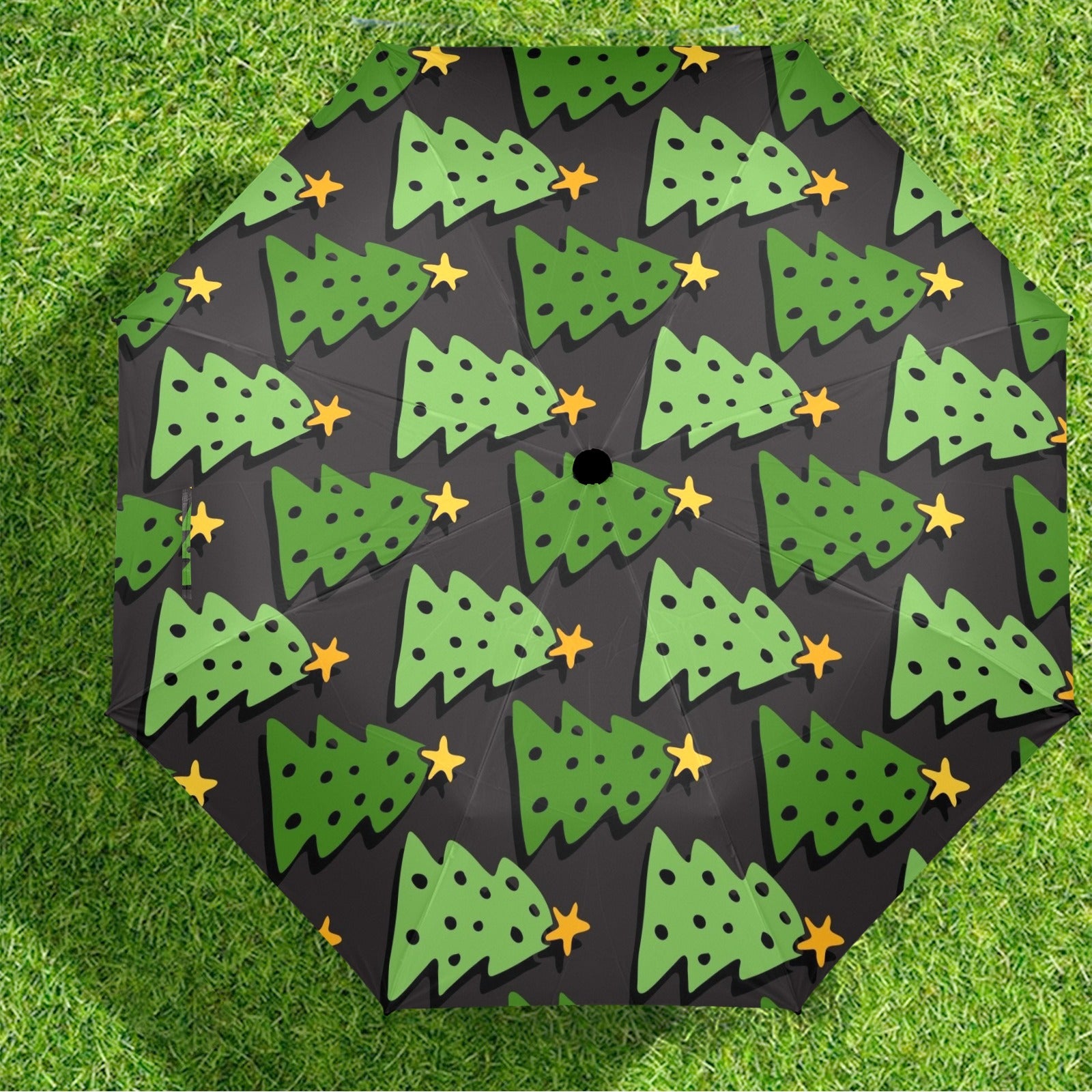 Christmas Trees - Semi-Automatic Foldable Umbrella (Model U12) Semi-Automatic Foldable Umbrella (U12)
