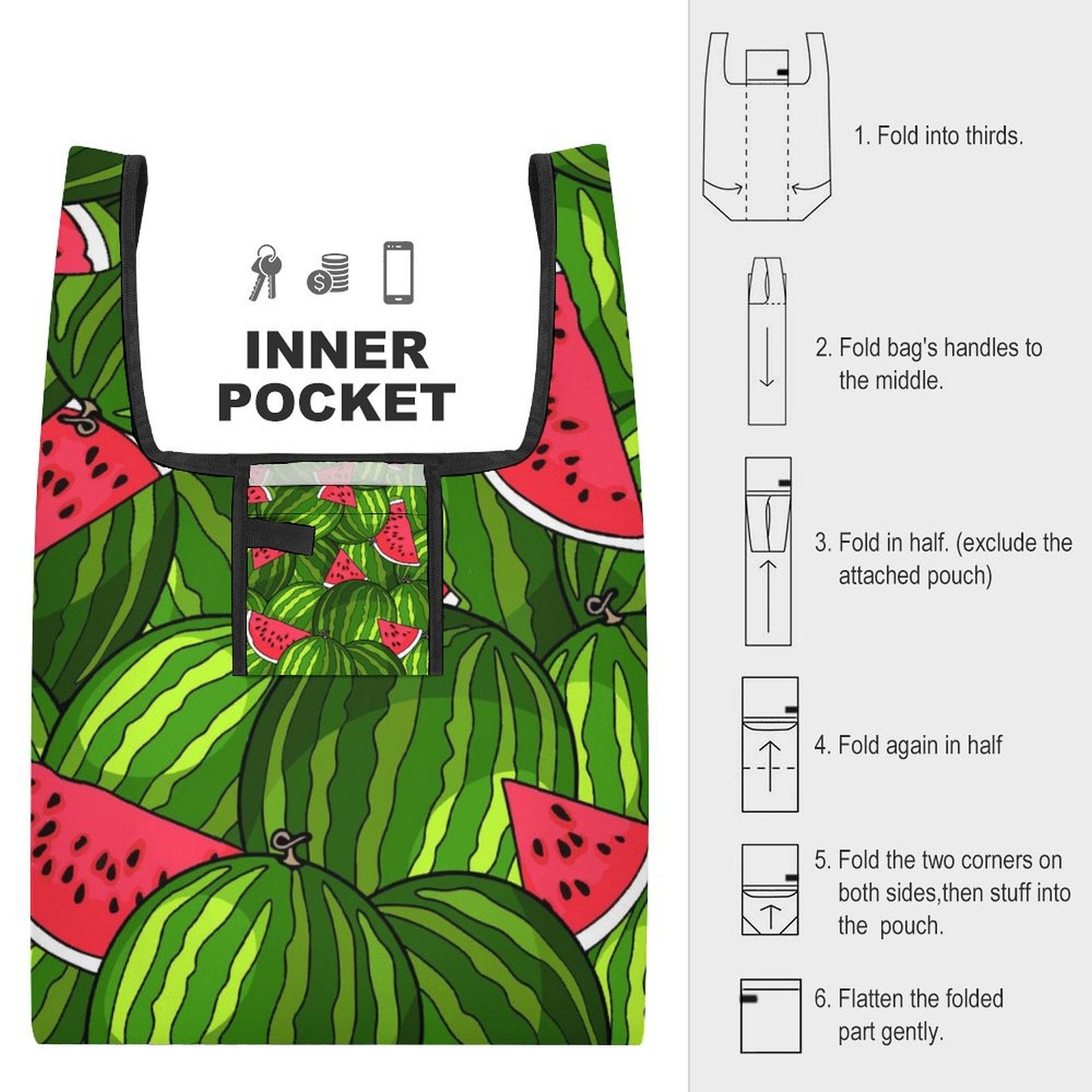 Watermelons - Collapsible Shopping Bag