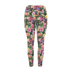 Flamingo Jungle - Women's High Waist Pockets Yoga Leggings