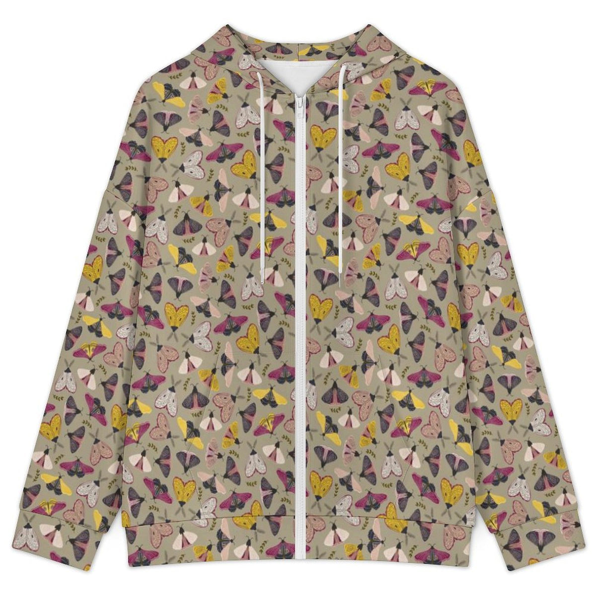 Pretty Moths Women's Full-Zip Hoodie