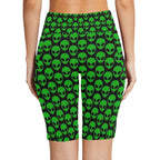 Aliens Women's Bike Shorts With Side Pockets Women's Bike Shorts Printed Offshore Sci Fi