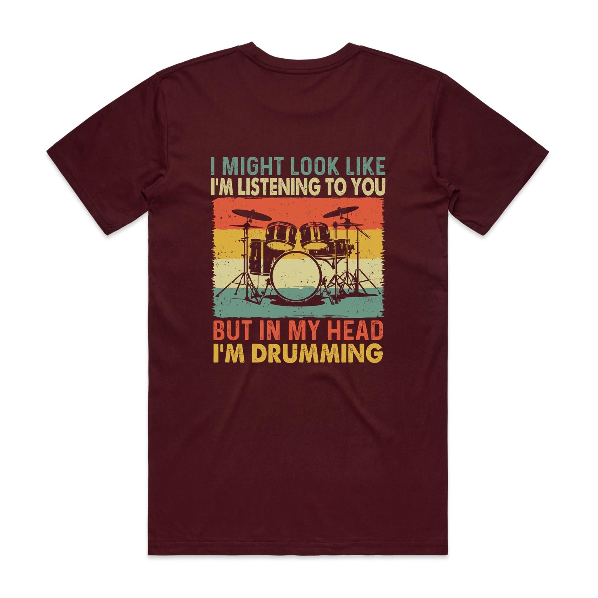 In My Head I'm Drumming - Mens T-shirt