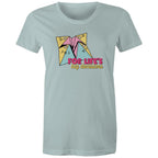 For Life's Big Decisions - Womens T-shirt Pale Blue Womens T-shirt Games Printed In Australia