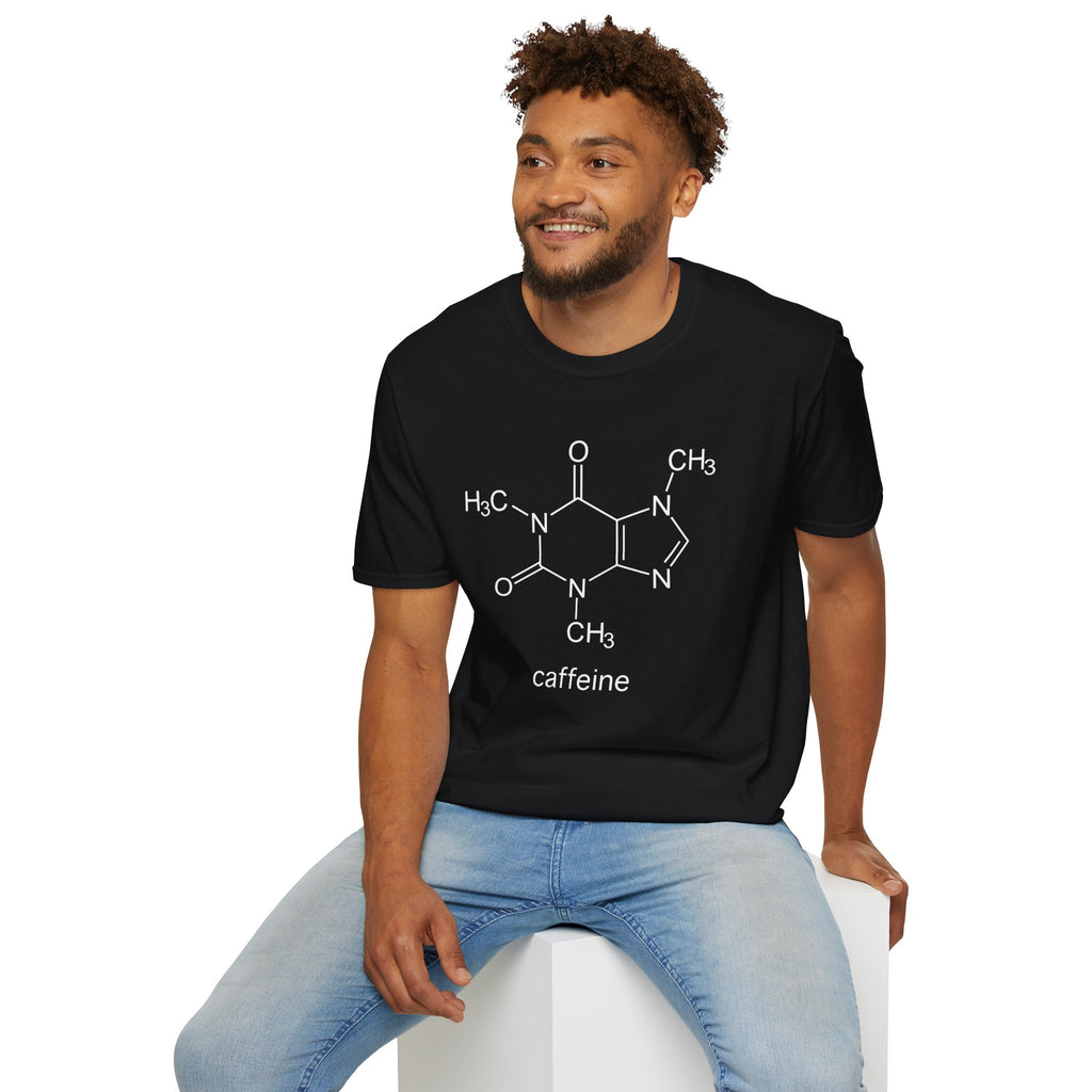 Caffeine Molecule - Unisex Softstyle T-Shirt