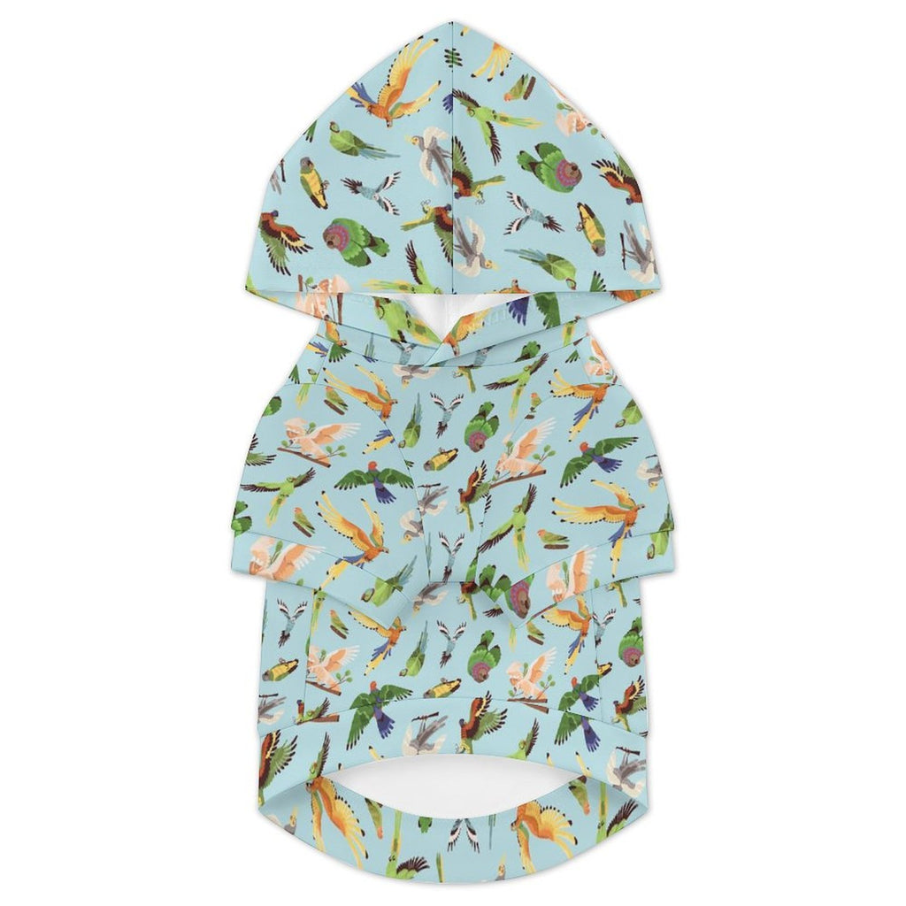 Parrots Pet Hoodie (Large Size)