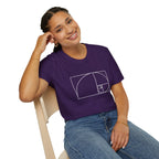 Fibonacci Unisex Softstyle T-Shirt T-Shirt Australian Printer Maths Science