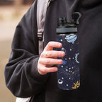 Galaxy - Insulated Water Bottle with Dual-Use Lid (18oz) Insulated Water Bottle with Dual-Use Lid (18oz) Printed Offshore Space
