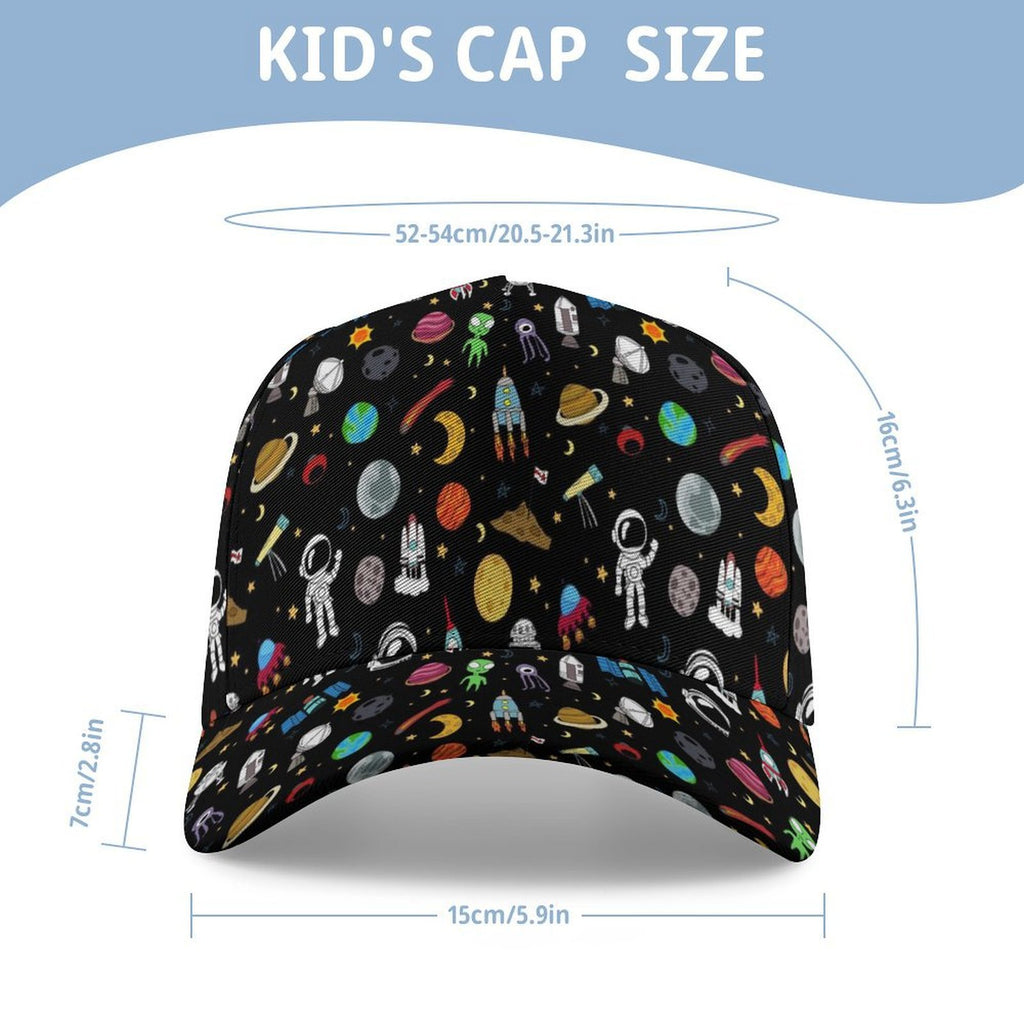 Fun Space Kids Baseball Cap