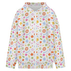 Abstract Colourful Shapes Women's Full-Zip Hoodie