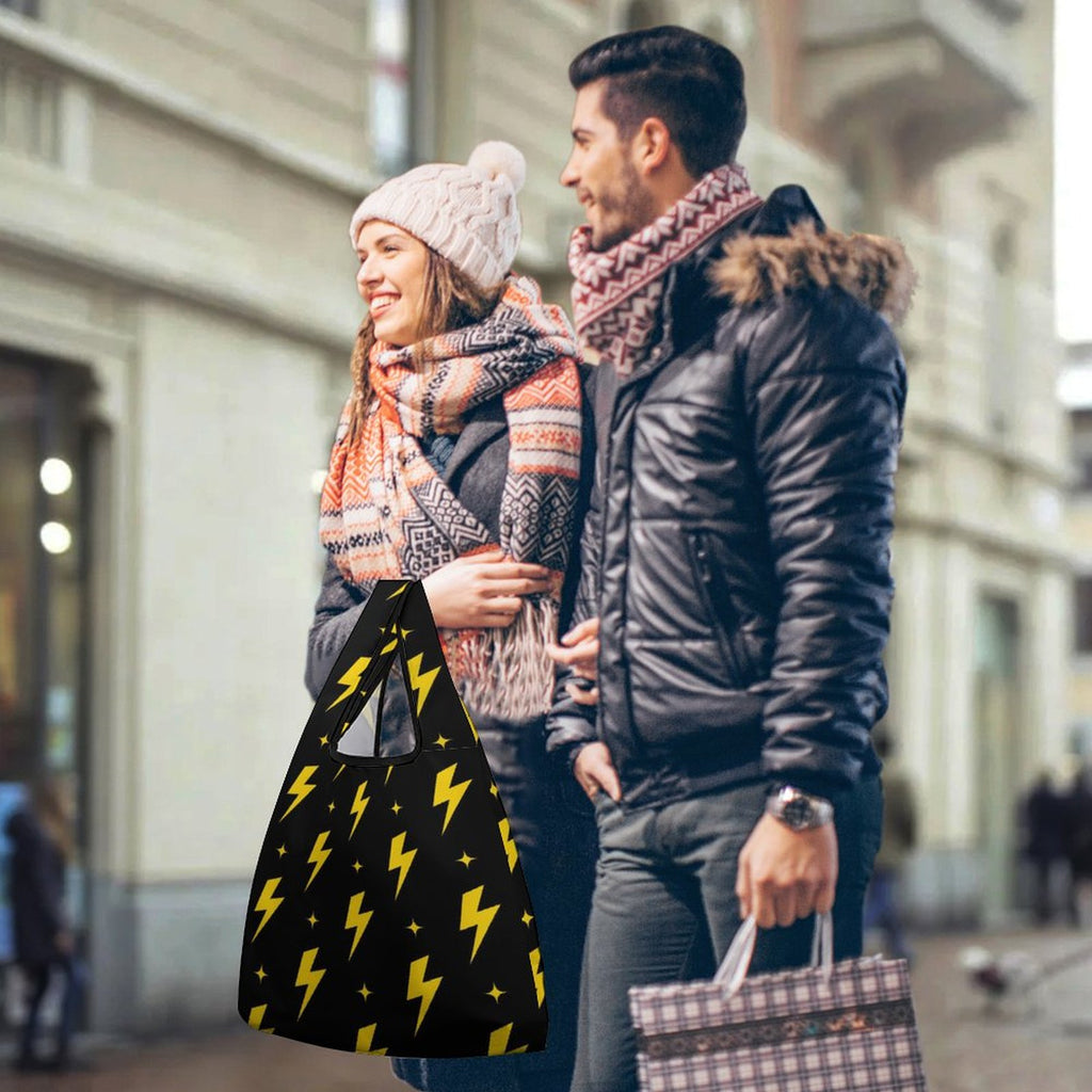 Lightning Bolts - Collapsible Shopping Bag