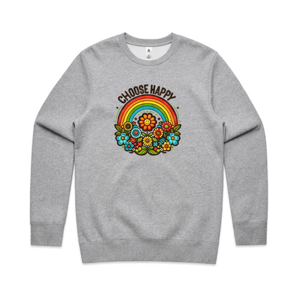 Choose Happy - AS Colour Stencil Crew Sweatshirt